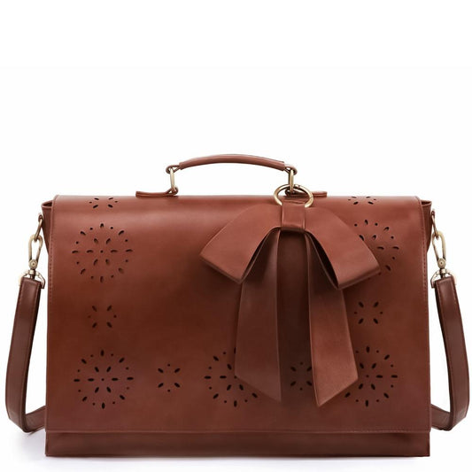 Clara’s Elegant Bow-Tie Satchel