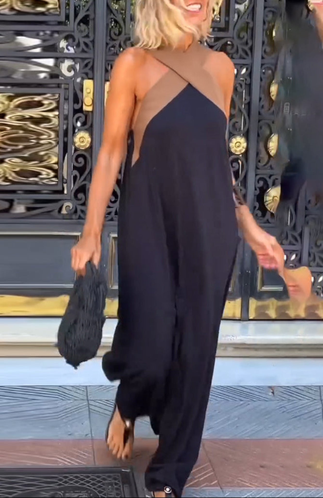 Florence | Halter Neck Maxi Dress