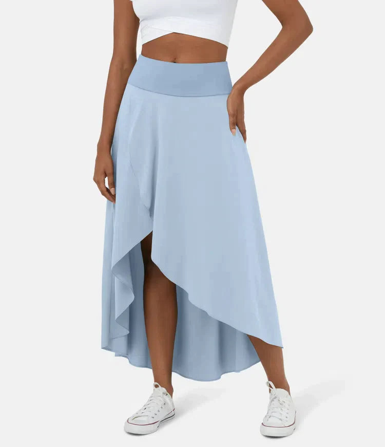 BO | 2-IN-1 CASUAL MIDI SKIRT WITH HIGH WAIST