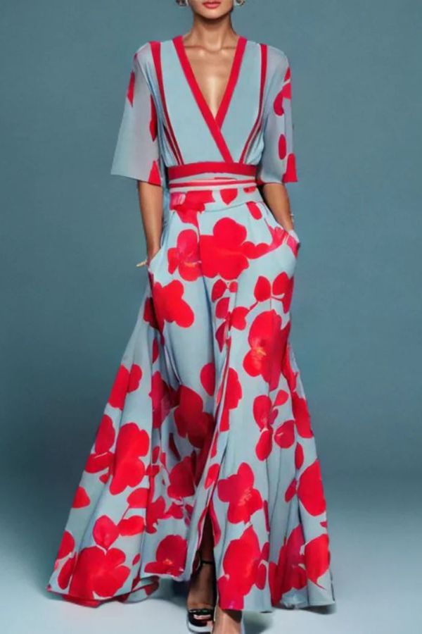 Isabella - Timeless Elegance Floral Dress