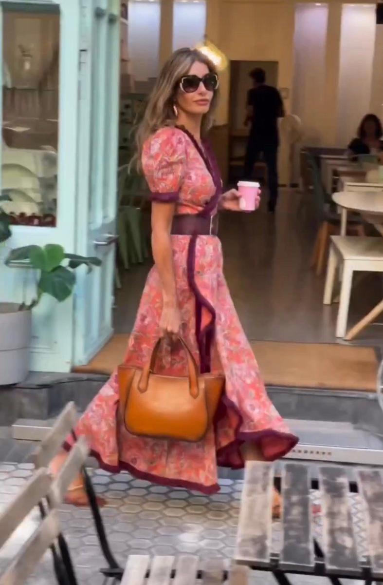 LOAVIE | ELEGANT LONG DRESS WITH PUFFY SLEEVES