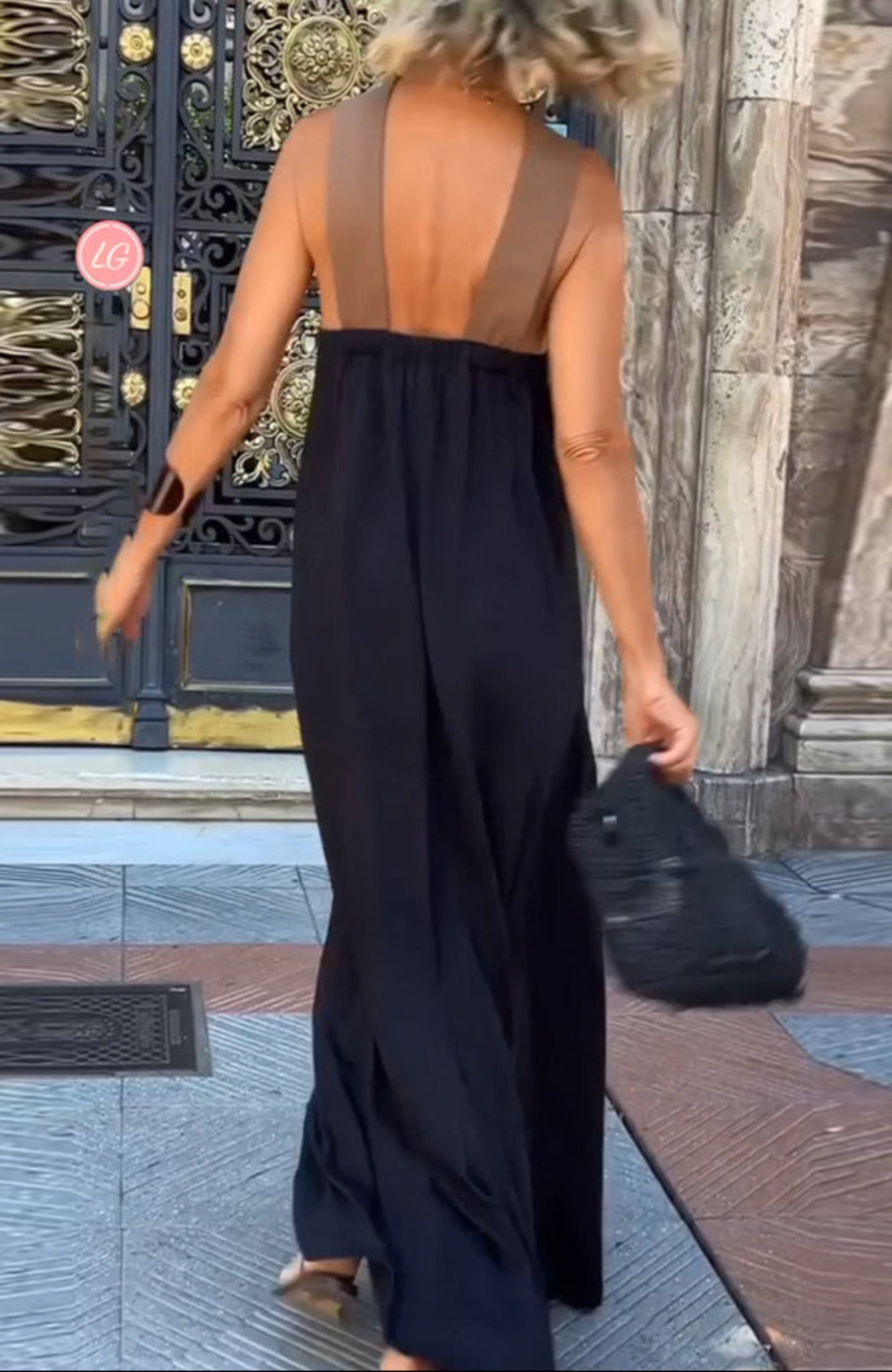 Florence | Halter Neck Maxi Dress