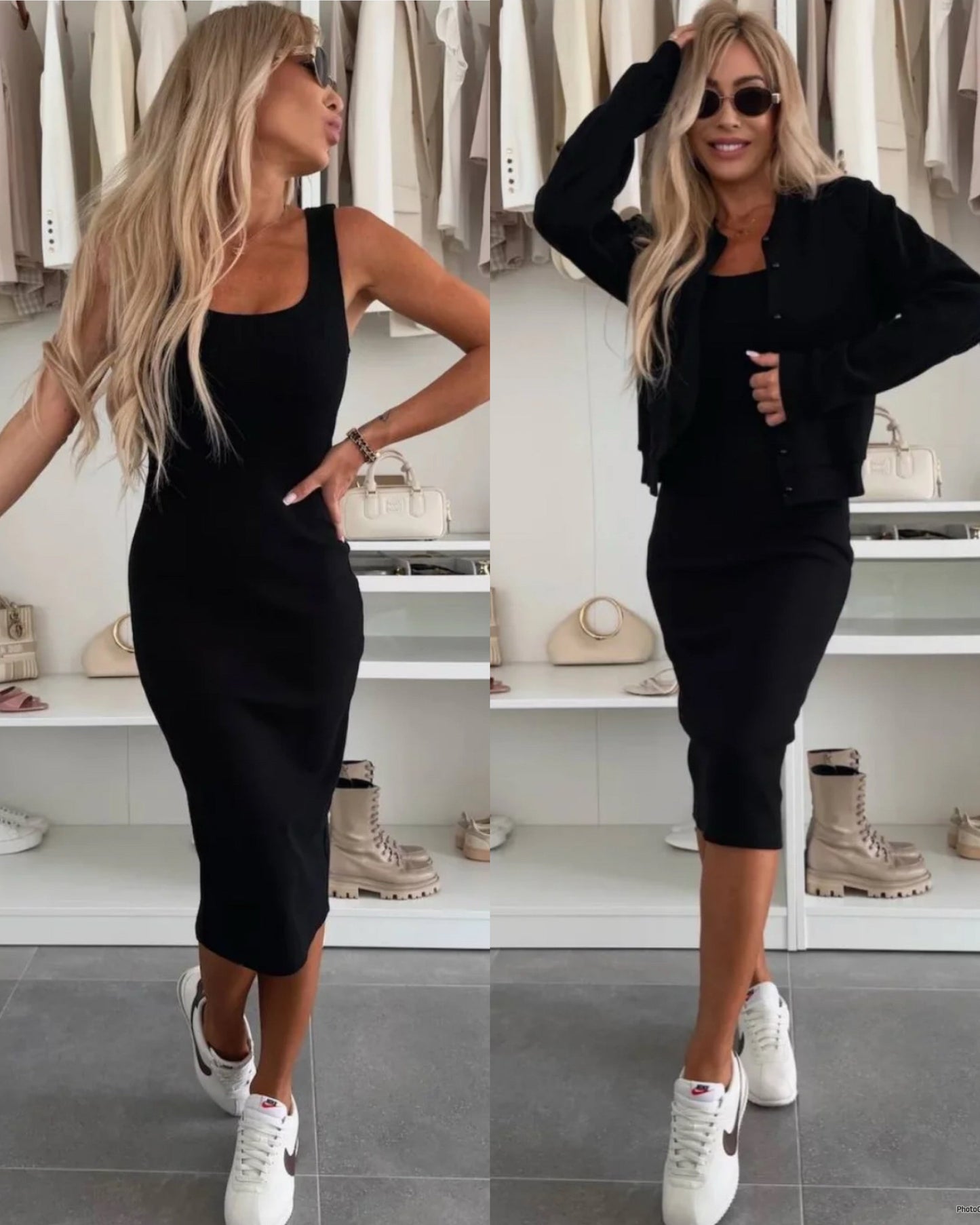 MANDY | MATCHING MIDI DRESS & JACKET SET