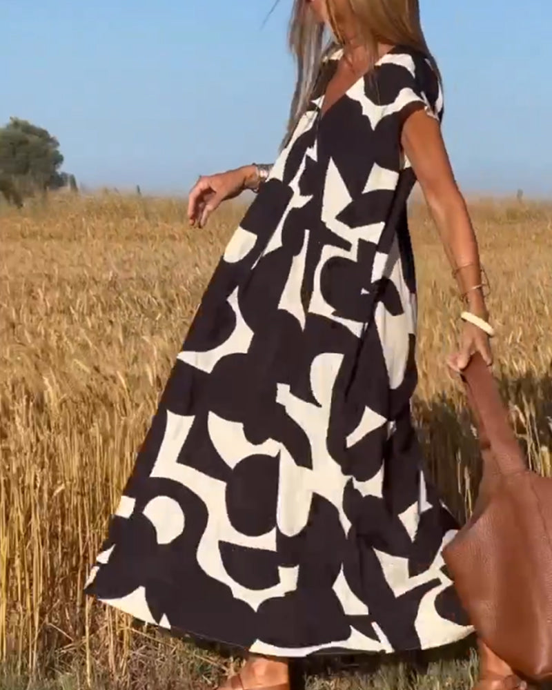 Alison™ - Casual V-neck Dress