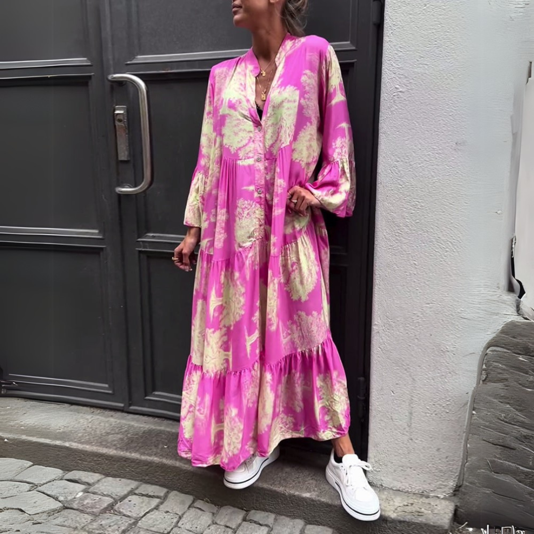 MERLA | ELEGANT DRESS WITH PRINT