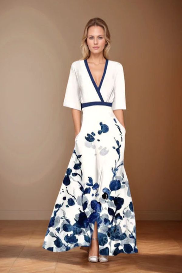 Isabella - Timeless Elegance Floral Dress