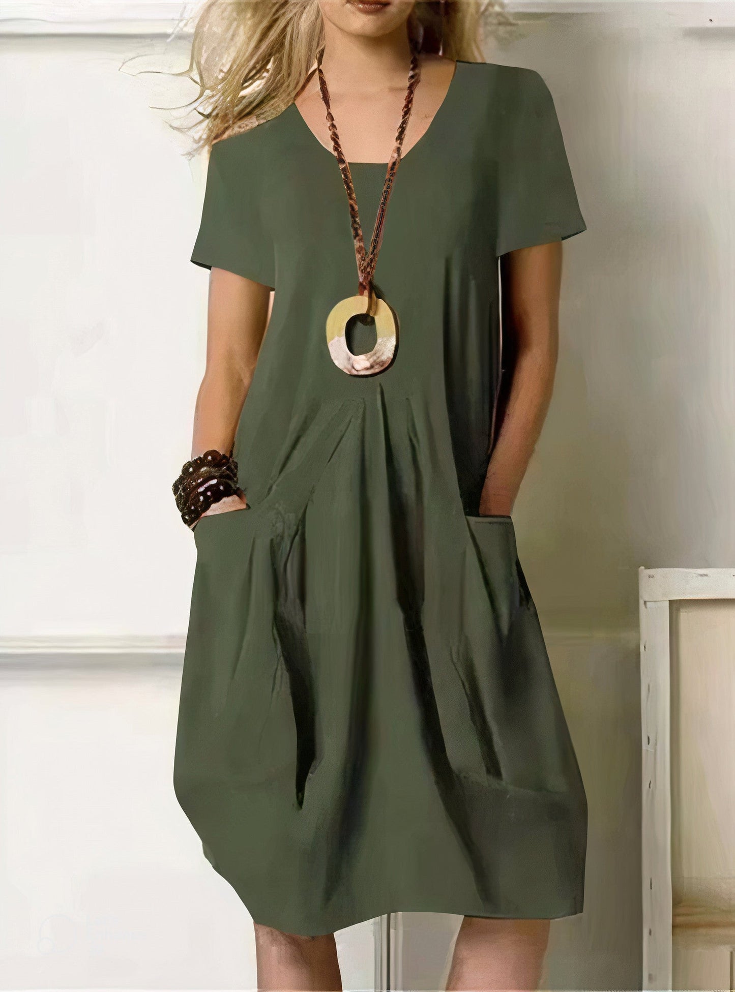 Gabrielle - Summer Loose Long Pocket Dress