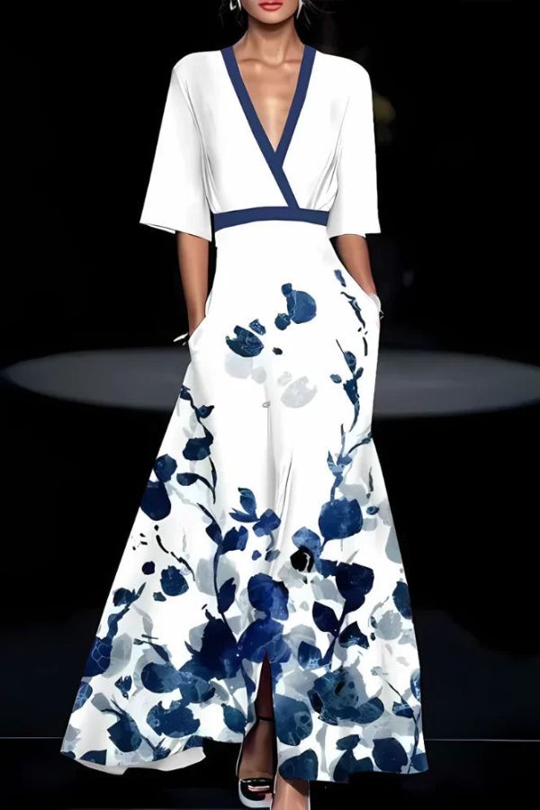 Isabella - Timeless Elegance Floral Dress