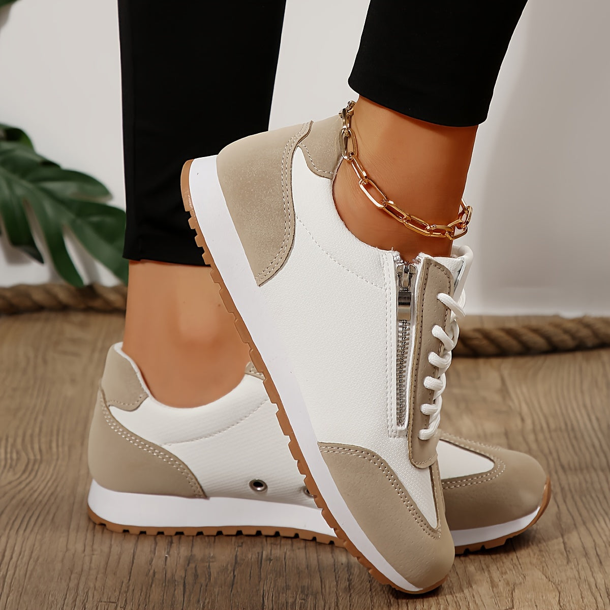 MARJAM | ELEGANT ORTHOPAEDIC SNEAKERS WITH ZIPPER