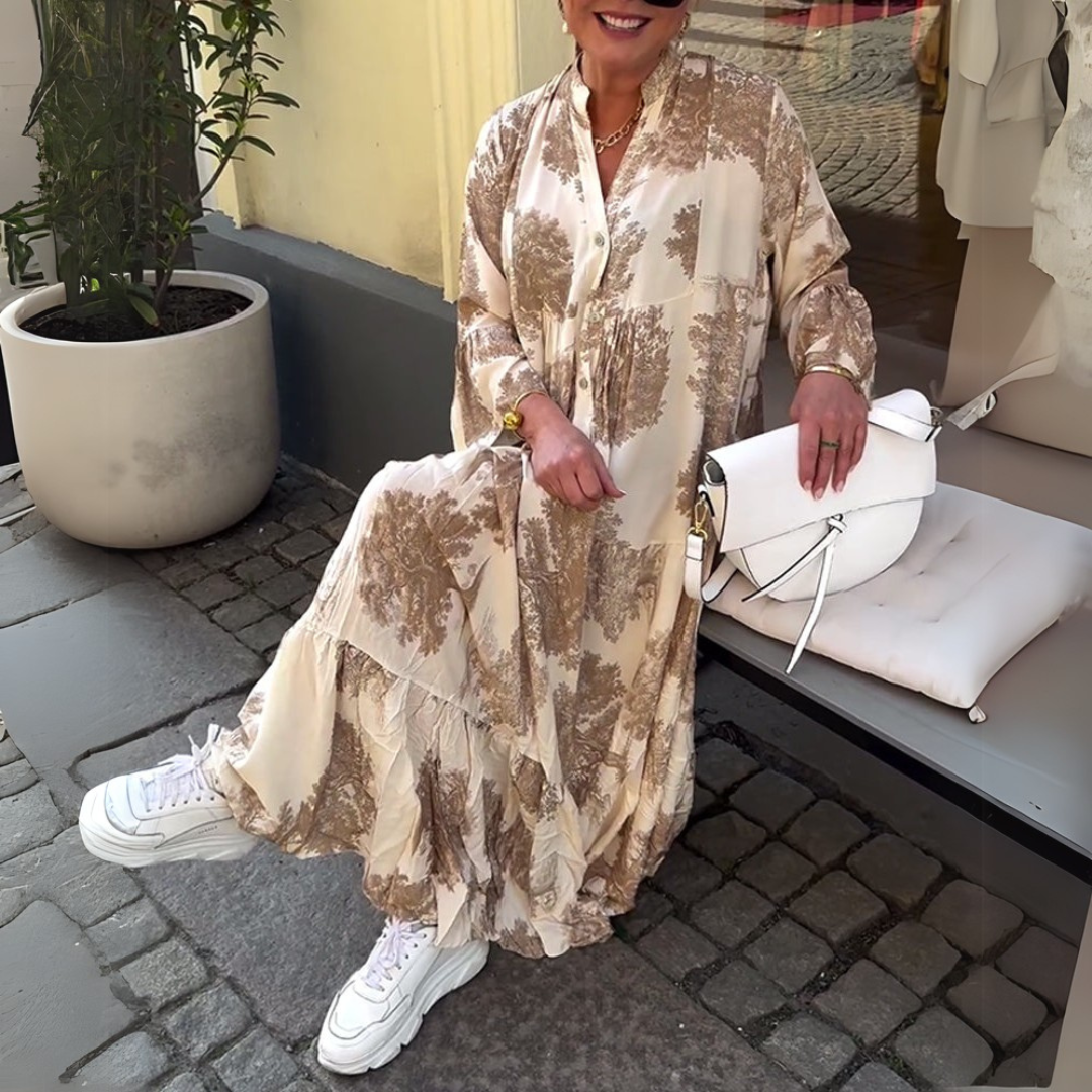 MERLA | ELEGANT DRESS WITH PRINT