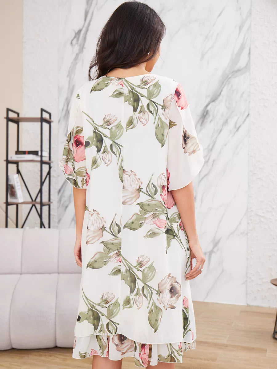 BEYSA | ELEGANT & COSY FLOWER DRESS
