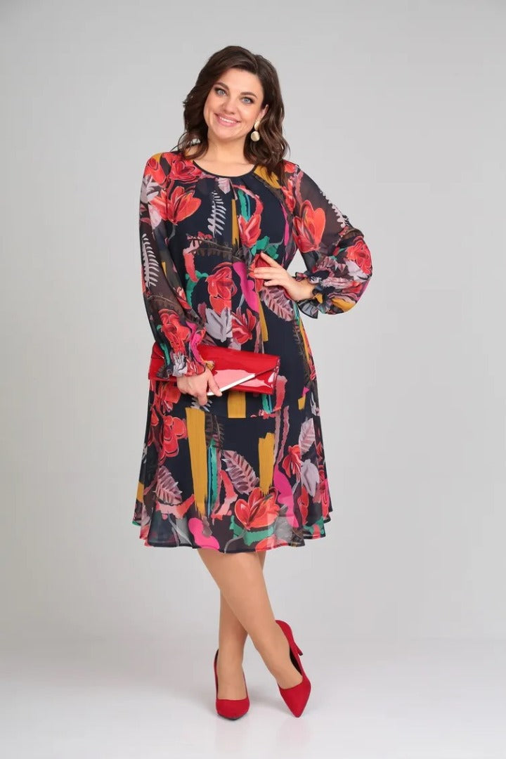 EVIE | COMFORTABLE PLUS SIZE ELEGANT DRESS