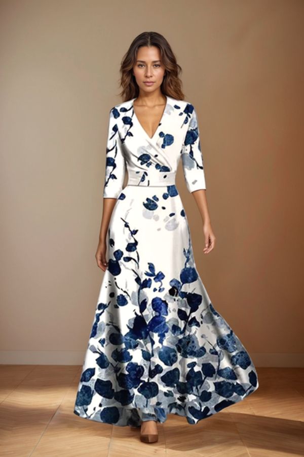 Isabella - Timeless Elegance Floral Dress