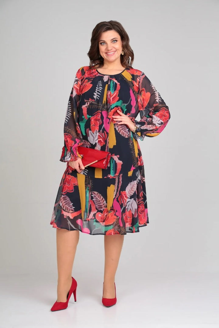 EVIE | COMFORTABLE PLUS SIZE ELEGANT DRESS