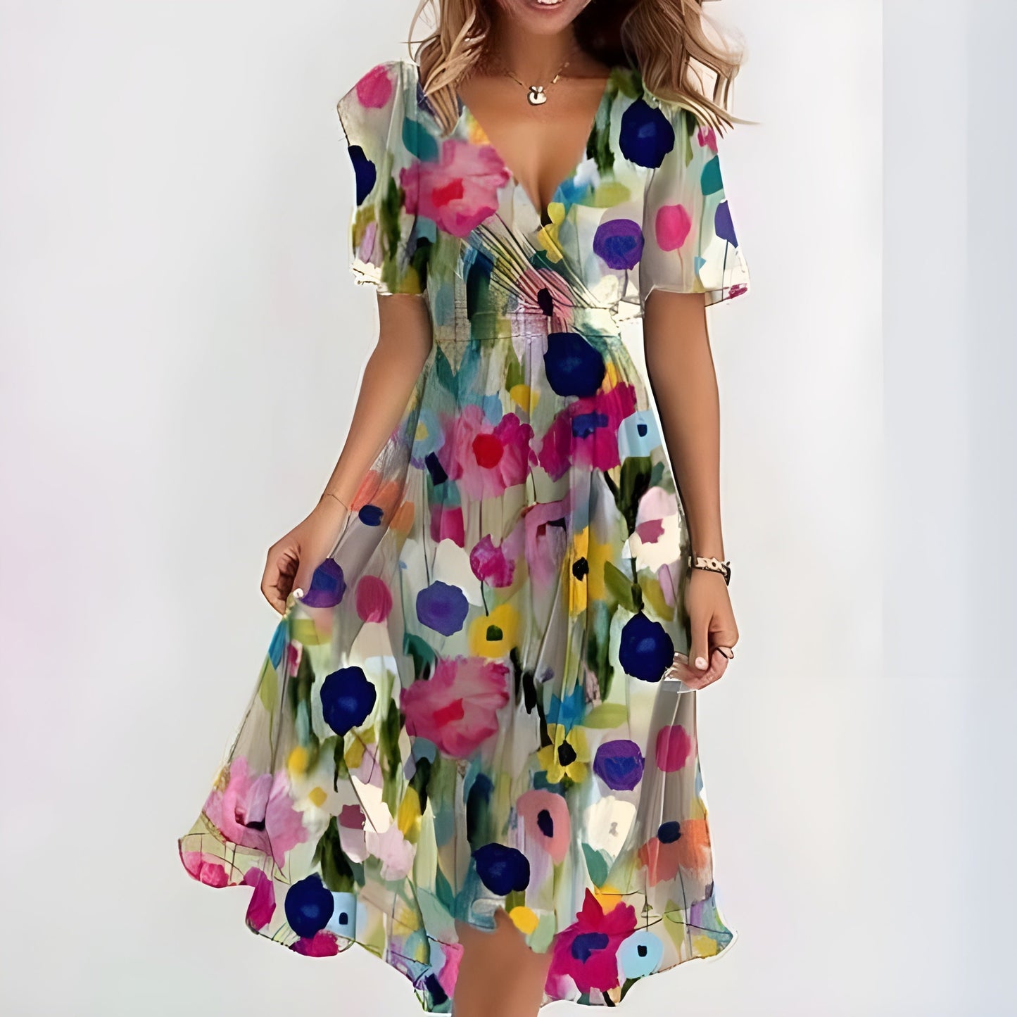 Elena™ - Luxury Floral Dress