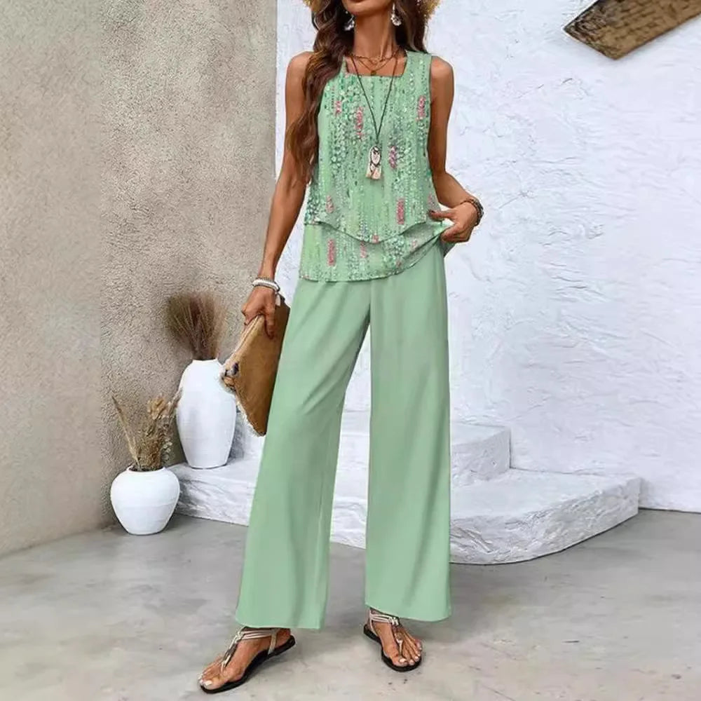 ROMY | LIGHT & ELEGANT TWO-PIECE SUMMER SUIT