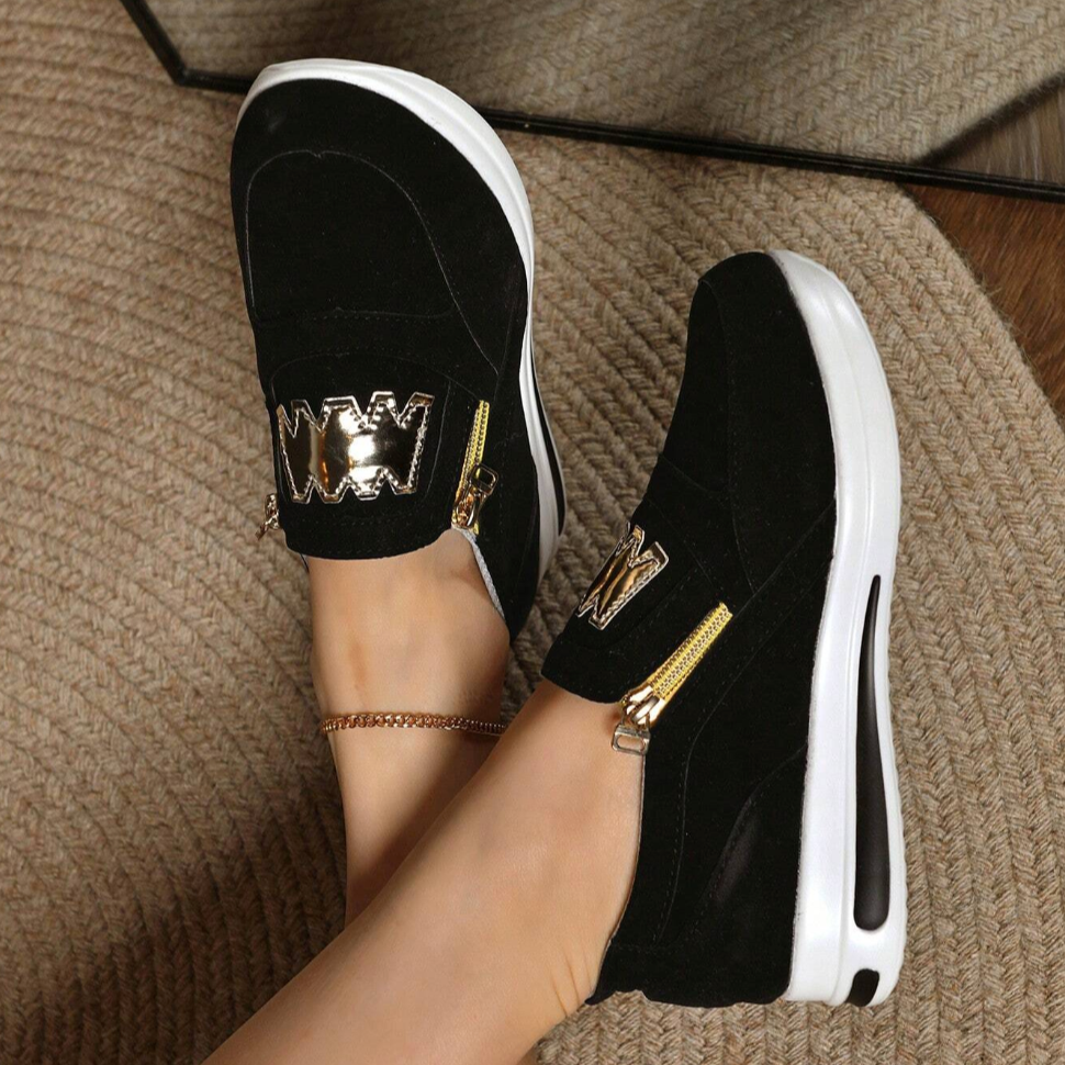 URSULA | STYLISH AND PAIN-FREE ZIP SNEAKERS