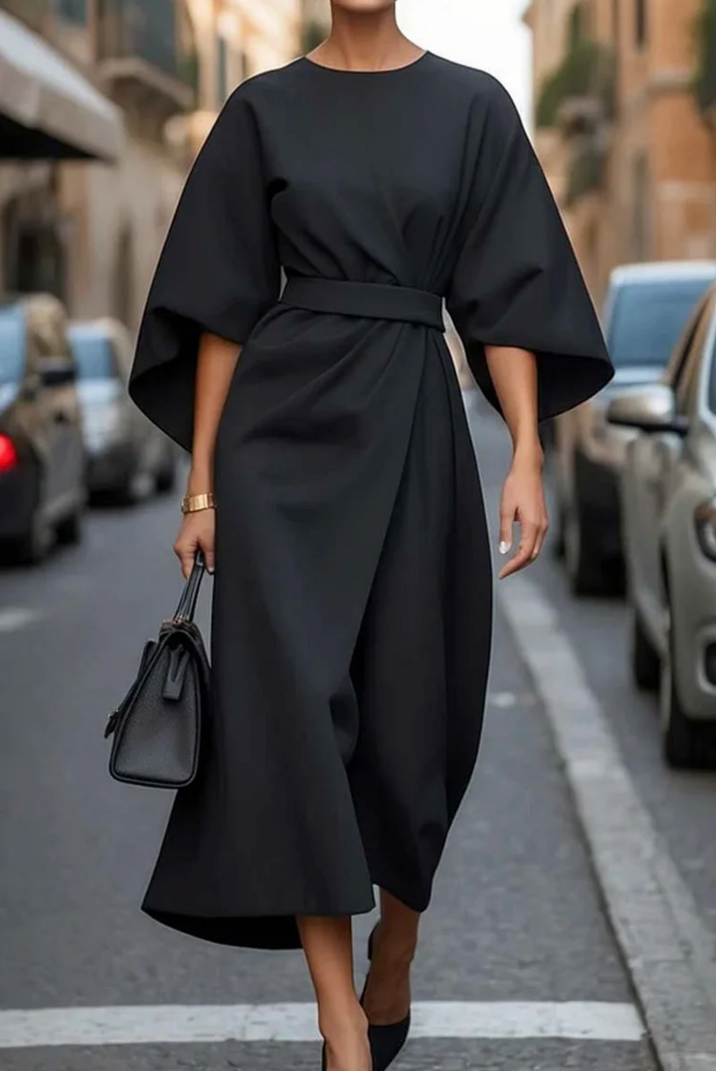 Blair | Luxe Lantern-Sleeve Dress