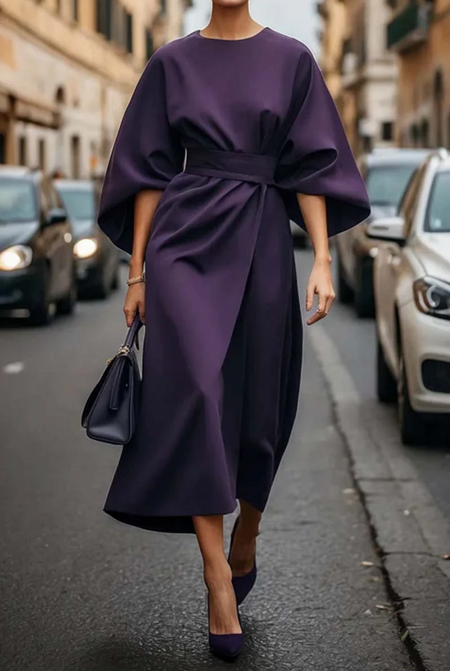 Blair | Luxe Lantern-Sleeve Dress
