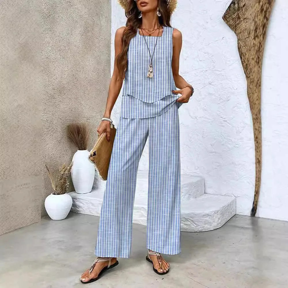 ROMY | LIGHT & ELEGANT TWO-PIECE SUMMER SUIT