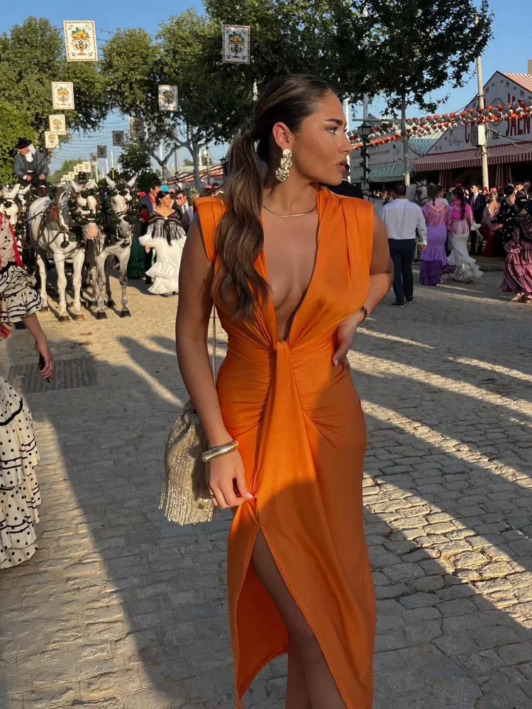 MORIAH | ELEGANT PLEATED WOMEN'S DRESS