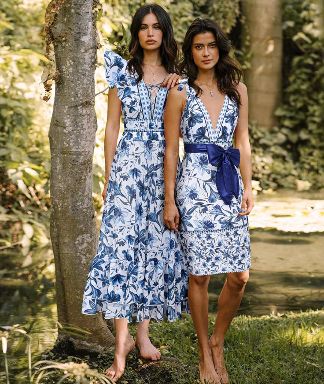 AMELIA | 2 IN 1 V-NECK SWIMSUIT WITH MATCHING SKIRT