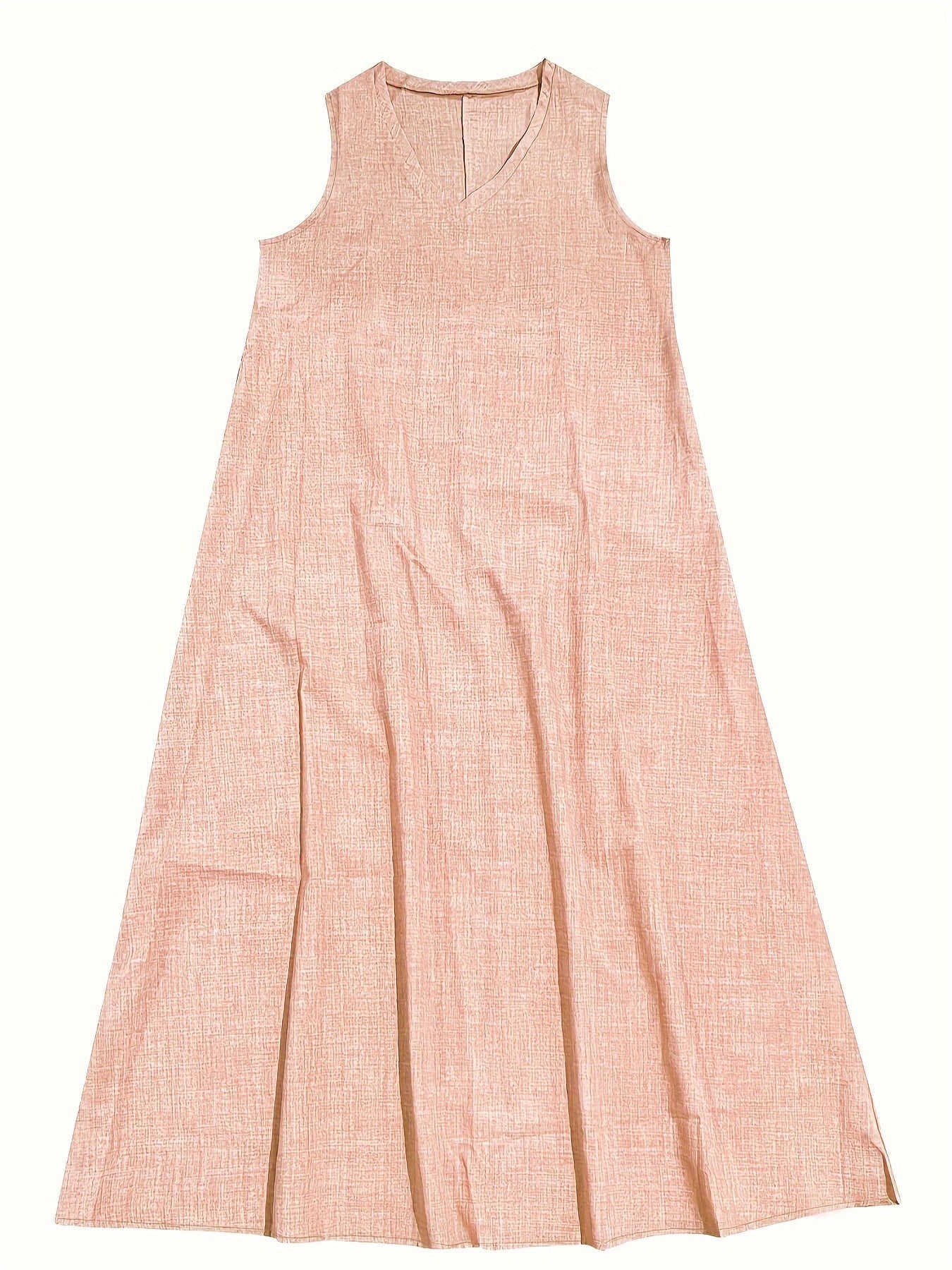 Mia™ - Classic V-Neck Maxi Dress