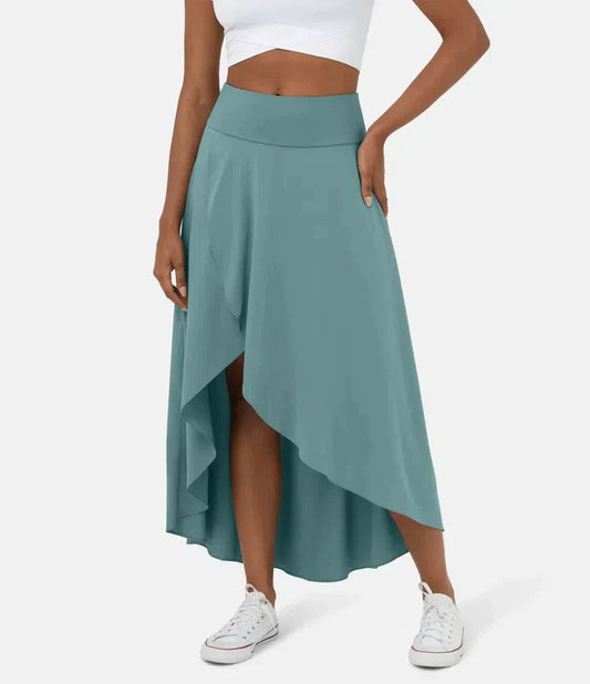 BO | 2-IN-1 CASUAL MIDI SKIRT WITH HIGH WAIST
