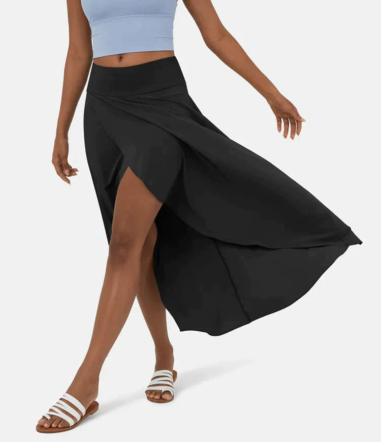 BO | 2-IN-1 CASUAL MIDI SKIRT WITH HIGH WAIST