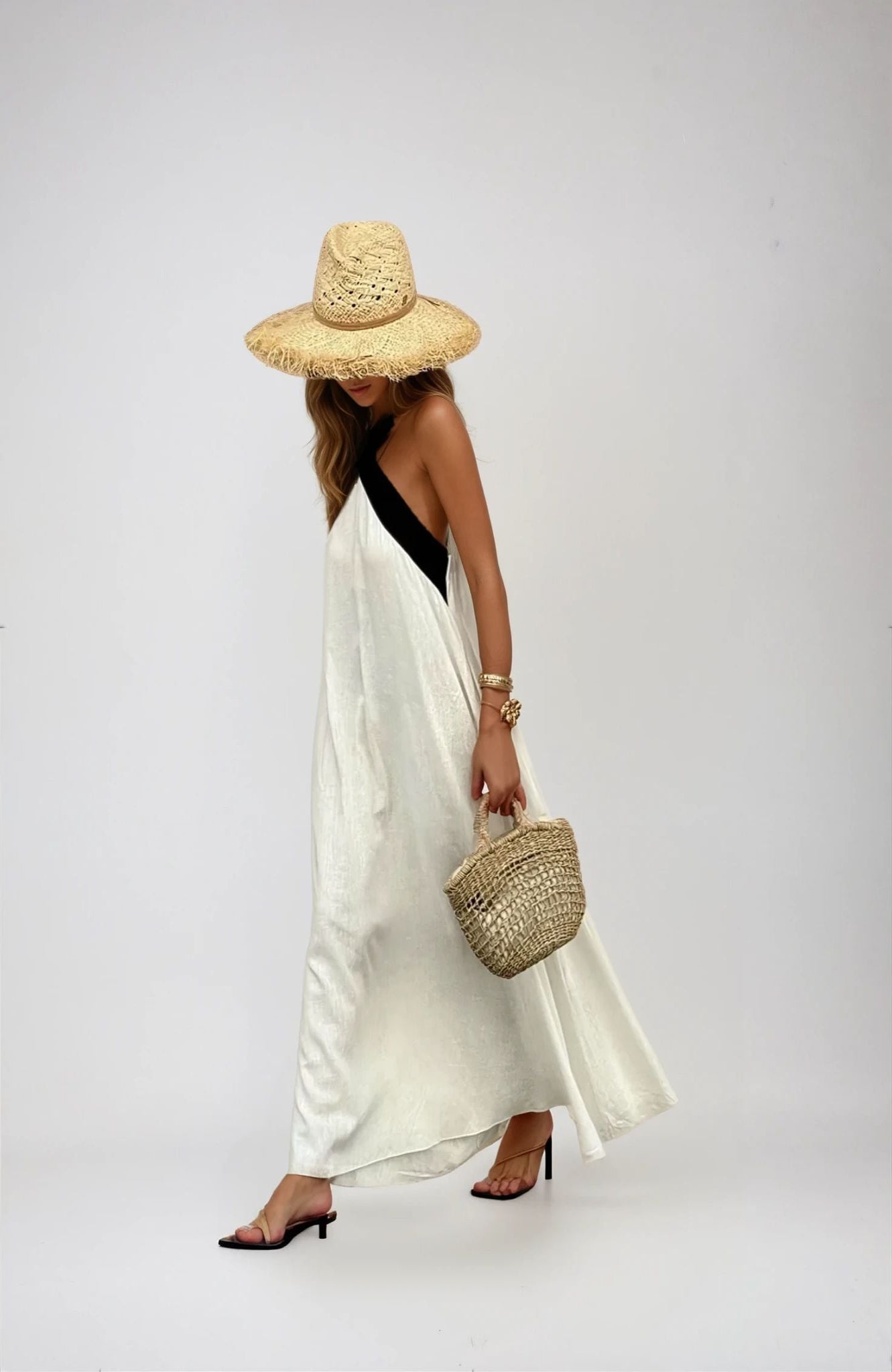 Florence | Halter Neck Maxi Dress